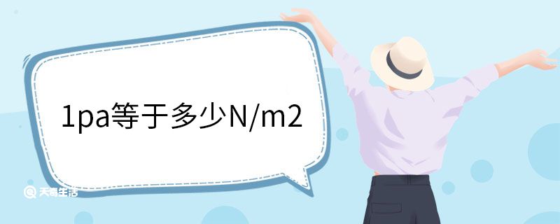 1pa等于多少n/m2